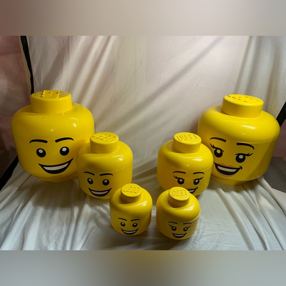 LEGO Storage Head Set, 4 Pieces